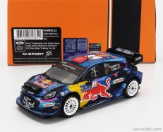 Ixo-models Ford england Puma Rally1 Red Bull Team M-sport Ford Wrt (nočná verzia) N 7 Rally Central European 2023 Pierre Louis Loubet - Benjamin Veillas 1:43 Blue Black