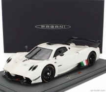 Bbr-models Pagani Huayra R 2021 - Con Vetrina - With Showcase 1:18 Bianco Benny - Bílá Černá