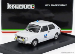Brumm Fiat 127 1-series Societa' Autostrade Como-chiasso 1971 1:43 Bílá