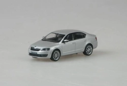 Abrex Škoda Octavia III (2012) 1:43 – strieborná brilliant metalíza