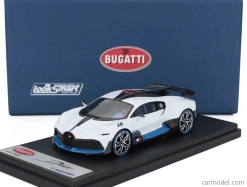 Looksmart Bugatti Divo 2018 1:43 Křemenná Bílá Lesklá