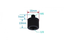 3/8" Female to M6 Male Screw