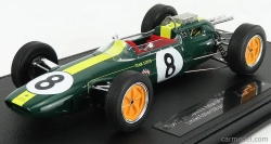 Gp-replicas Lotus F1 Climax 25 N 8 World Champion Winner Italy Gp 1963 Jim Clark - Con Vetrina - With Showcase 1:18 Zelená Žlutá