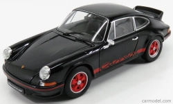 Welly Porsche 911 Carrera Rs 2.7 Coupe 1973 1:18 čierna červená