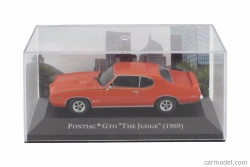 Edicola Pontiac Gto The Judge Coupe 1969 - Con Vetrina - S vitrínou 1:43 červená
