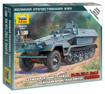Zvezda Snap Kit - Sd.Kfz.251/1 Ausf.B (1:100)
