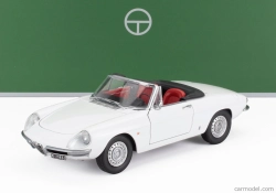 Turistické modely áut Alfa romeo Duetto Spider 1600 Coda Tonda 1966 1:18 Biela čierna