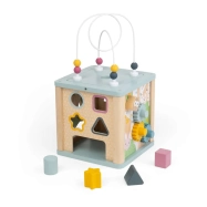 Bigjigs Toys Motorická aktivní kostka s labyrintem