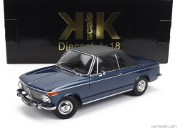BMW 2002 Cabriolet 1968 v mierke kk - s odnímateľnou mäkkou strechou 1:18 Blue Met