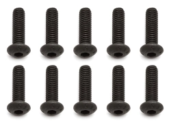 Imbusové skrutky so šošovkovitou hlavou M4x10 mm FHCS, 10 ks