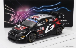 Spark-model Toyota Yaris Gr Rally1 Hybrid Team Toyota Gazoo Racing Wrt N 33 3. Rally Montecarlo 2024 Elfyn Evans - Martin Scott 1:43 Čierna Biela