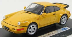 Welly Porsche 911 964 Turbo 1990 1:18 žltá