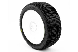 ADDICTIVE V2 BUGGY S2 (SOFT) lepené pneumatiky, biele disky, 2 ks.