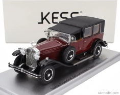Kess-model Isotta fraschini Tipo 8a Landaulet Sala Semiconvertible Closed 1924 1:43 Bordeaux Black