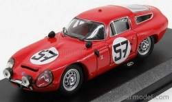 Najlepší model Alfa romeo Tz1 Coupe N 57 13. 24h Le Mans 1964 Bussinello - Deserti 1:43 Červená