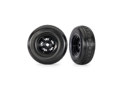 Traxxas kolo 3.2/4.9", disk Sand Car černý, pneu (přední) (pár)