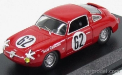 Najlepší model Fiat 750 Abarth N 62 12h Sebring 1959 Cussini - Cattini 1:43 Red