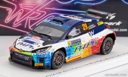Spark-model Toyota Yaris Gr Rally2 Team N 29 7th Rc2 Rally Montecarlo 2024 Jan Solans - Rodrigo Sanjuan De Eusebio 1:43 Bílá Černá