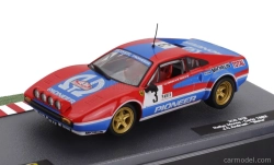 Edicola Ferrari 308 Gtb Gr.4 (night Version) N 3 Rally Montecarlo 1982 Jean Claude Andruet - Michele Petit Biche 1:43 Červená Modrá