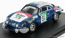 Trofeu Renault Alpine A110 Rally Bandama 1977 M.le Gall - Y. Le Gall 1:43 Blue Met