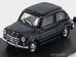 Brumm Fiat 600d Trasformabile Chiusa 1960 1:43 Modré Scuro 456