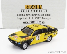 Brekina plast Opel Kadett C Gt/e (nočná verzia) N 16 4. Rally Montecarlo 1976 Walter Rohrl - Jochen Berger 1:87 Žltá čierna