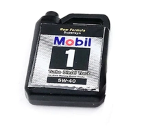 Kovový kanystr Mobil, černý