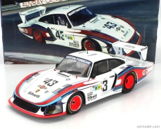 Werk83 Porsche 935/78 3.2l Turbo Moby Dick Team Martini Racing Porsche System N 43 24h Le Mans 1978 Rolf Stommelen - Manfred Schurti 1:18 Biela modrá červená