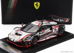 Looksmart Ferrari 296 Gt3 3.0l Twin Turbo V6 Team Wtm By Rinaldi Racing N 20 7th 24h Nurburgring 2023 Leonard Weiss - Jochen Krumbach - Daniel Keilwitz - Indy Dontje 1:43 Bílá Černá Červená