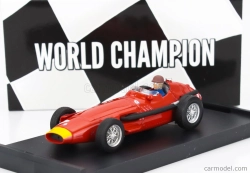 Brumm Maserati F1  250f N 1 World Champion Winner Germany Gp 1957 Juan Manuel Fangio - With Driver Figure 1:43 Red