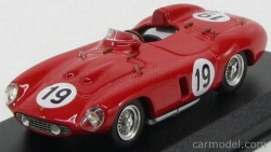 Art-model Ferrari 857 Spider N 19 Sebring 1956 De Portago - Kimberly 1:43 Red
