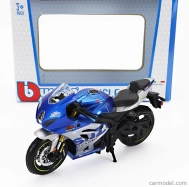 Bburago Suzuki Gsx-r1000 R 2021 1:18 Modrá Stříbrná