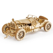 RoboTime dřevěné 3D puzzle Závodní auto