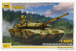 Zvezda Tank T90ms Russian Main Battle Tank 1:72 /