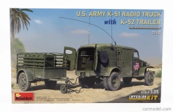 Miniart Chevrolet K-51 Radio Truck s prívesom K-52 Usa Army 1951 1:35 /