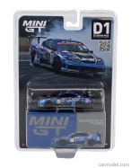 Mini-gt Nissan Silvia (s15) Team D-max Racing N 46 Grand Prix Rhd 2023 1:64 čierna modrá