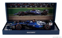 Minichamps Williams F1  Fw45 Team Williams Racing Gulf N 23 British Gp 2023 Alexander Albon 1:18 Modrá Černá
