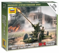 Zvezda figurky - sovětský protiletadlový kanon 61-K (1:72)