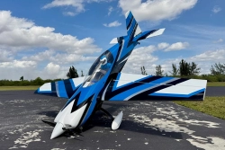 104" Extra NG V3 - Modrá/Bílá 2,64m