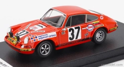 Trofeu Porsche 911s 2.4l Coupe Team P.mauroy N 37 24h Le Mans 1971 Pierre Mauroy - Jean Claude Lagniez 1:43 Orange