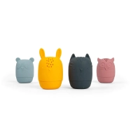 Bigjigs Toys Silikónové plyšové zvieratká do kúpeľa