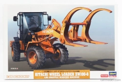 Hasegawa Hitachi fiat Zw100-6 Ruspa Gommata Tractor - Scraper 1:35 /