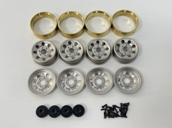 HBP240292 - (1010141) 1.2"" Steel Bead Lock Wheels - silver (4)