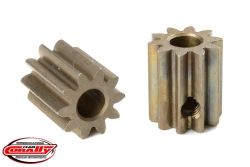 Oceľový tvrdený pastorok 10 zubov (modul 0,6)