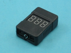 Merač napätia s alarmom LiPol 1-8S v puzdre