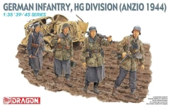Model Kit figúrky 6158 - GERMAN INFANTRY HG DIV ANZIO 1944 (1:35)