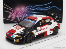 Spark-model Toyota Yaris Gr Hybrid Rally1 Team Toyota Gazoo Racing Wrt N 69 3. Rally Japonsko 2023 Kalle Rovanpera - Jonne Halttunen 1:43 Biela červená čierna