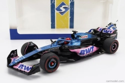 Solido Alpine F1  A523 Team Bwt Alpine N 31 3rd Monaco Gp 2023 Esteban Ocon 1:18 Modrá Růžová