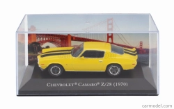 Edicola Chevrolet Camaro Z/28 Coupe 1970 - Con Vetrina - S vitrínou 1:43 Žltá čierna