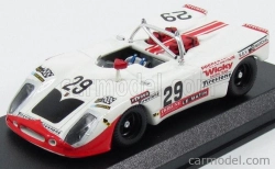 Najlepší model Porsche 908/2 Flunder Team Wicky Racing N 29 24h Le Mans 1971 A.wicky - M.c.olivar 1:43 Biela Červená